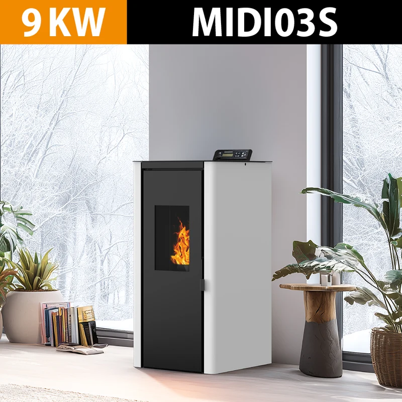 PELLETSTOVE MIDIO3S 9KW